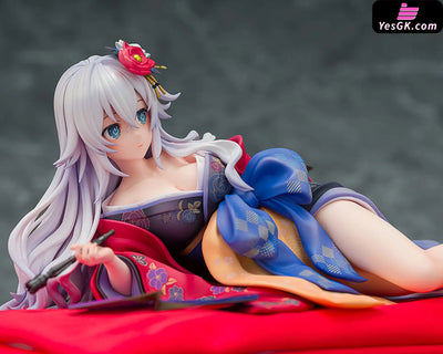 Neptunia x SENRAN KAGURA: Ninja Wars Black Heart Noireu Kimono 1/7 Scale Figure (Licensed) - KADOKAWA [In-Stock] - Full