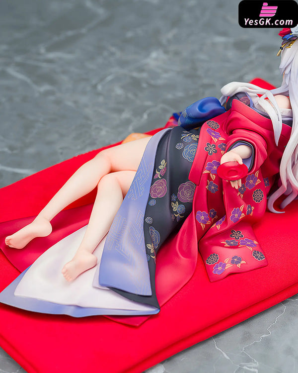 Neptunia x SENRAN KAGURA: Ninja Wars Black Heart Noireu Kimono 1/7 Scale Figure (Licensed) - KADOKAWA [In-Stock] - Full