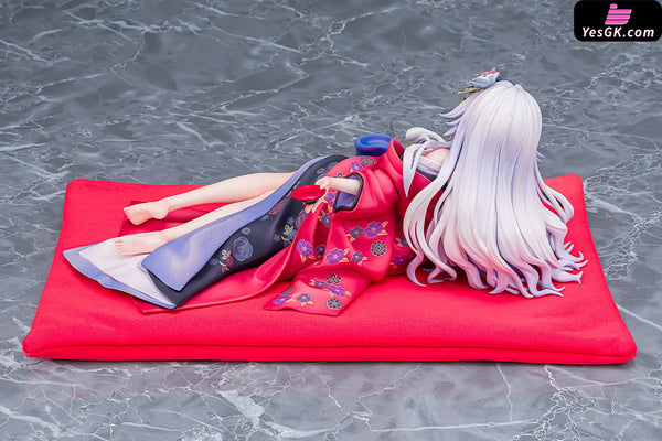Neptunia x SENRAN KAGURA: Ninja Wars Black Heart Noireu Kimono 1/7 Scale Figure (Licensed) - KADOKAWA [In-Stock] - Full