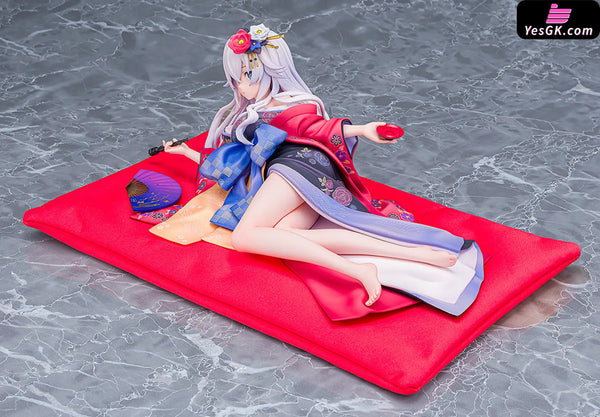 Neptunia x SENRAN KAGURA: Ninja Wars Black Heart Noireu Kimono 1/7 Scale Figure (Licensed) - KADOKAWA [In-Stock] - Full