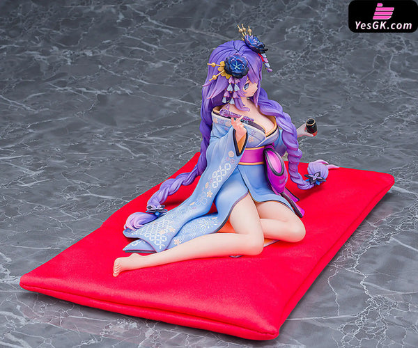Neptunia x SENRAN KAGURA: Ninja Wars Neptune Purple Heart Kimono 1/7 Scale Figure (Licensed) - KADOKAWA [In-Stock]