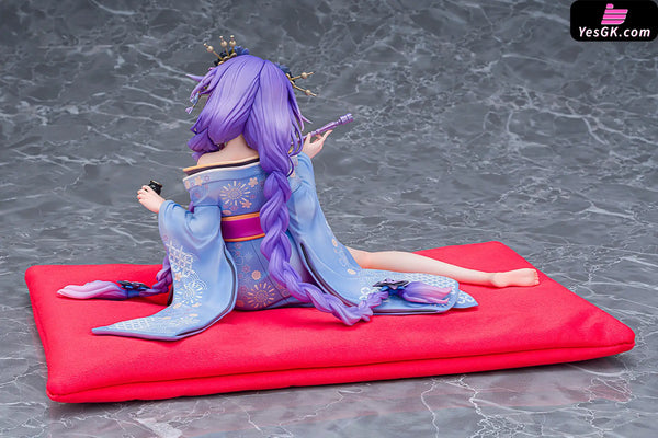 Neptunia x SENRAN KAGURA: Ninja Wars Neptune Purple Heart Kimono 1/7 Scale Figure (Licensed) - KADOKAWA [In-Stock]