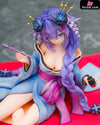 Neptunia x SENRAN KAGURA: Ninja Wars Neptune Purple Heart Kimono 1/7 Scale Figure (Licensed) - KADOKAWA [In-Stock]