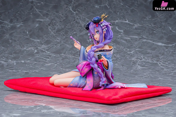 Neptunia x SENRAN KAGURA: Ninja Wars Neptune Purple Heart Kimono 1/7 Scale Figure (Licensed) - KADOKAWA [In-Stock]