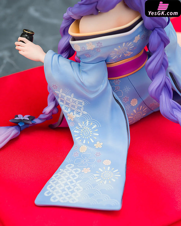 Neptunia x SENRAN KAGURA: Ninja Wars Neptune Purple Heart Kimono 1/7 Scale Figure (Licensed) - KADOKAWA [In-Stock]