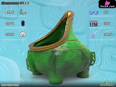 Nezha: Birth of the Demon Child Ganlu Storage Jar & Ashtray Dual Scale Multifunctional Desktop Ornaments Art Toys