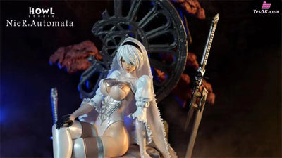 Nier Auromata 2B In Wedding Dress Resin Statue - Howl Studio [Pre-Order Closed] Nier:automata