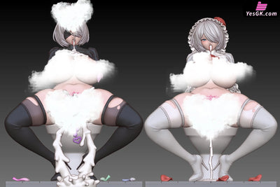 Nier:automata 2B Degenerate & Wedding Dress Resin Statue - Meat Studio [Pre-Order]