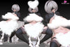 Nier:automata 2B Degenerate & Wedding Dress Resin Statue - Meat Studio [Pre-Order]