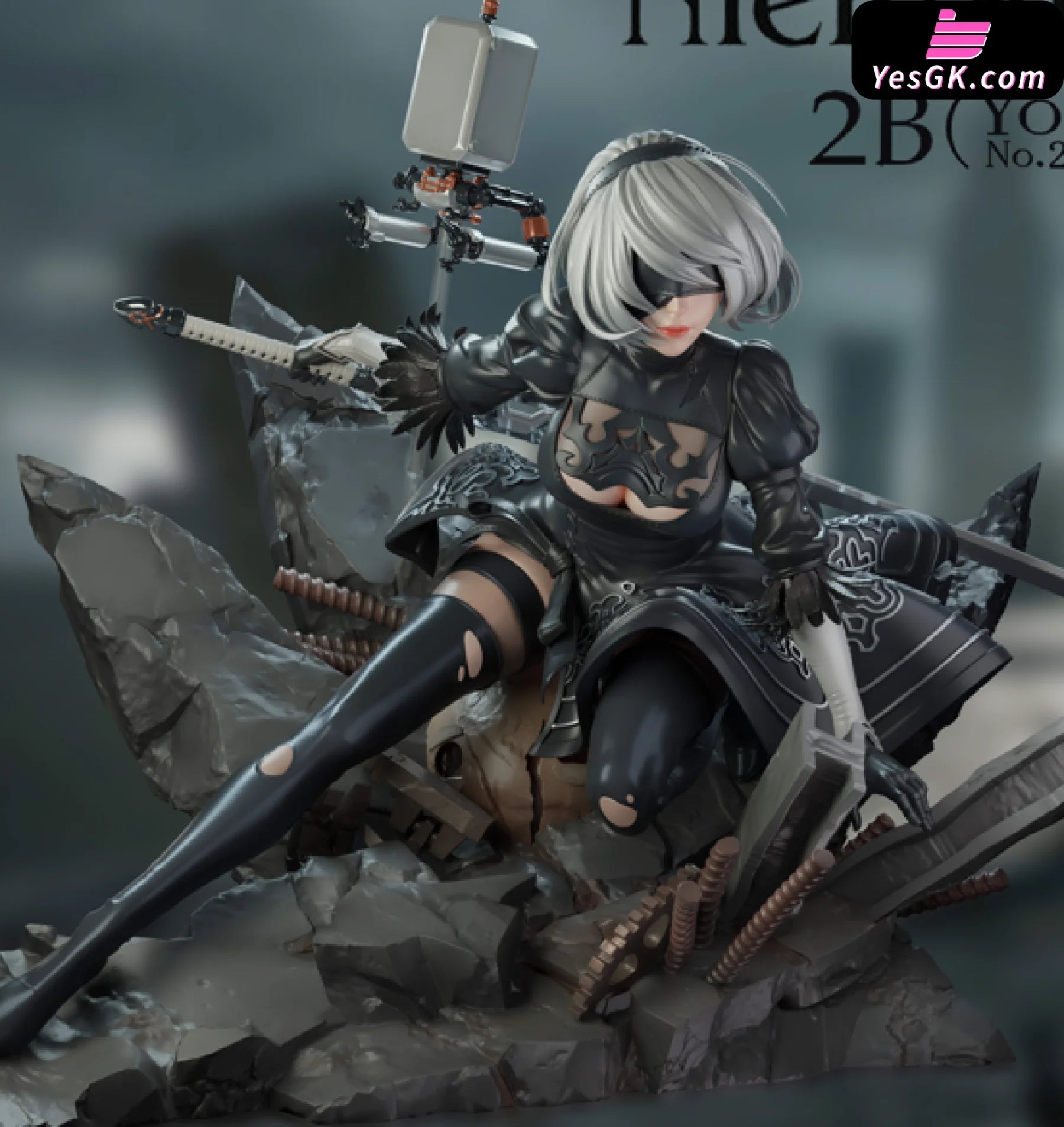 NieR: Automata 2B GK Statue - CROW Studio – YesGK NieR: Automata 2B GK Statue - CROW Studio – YesGK