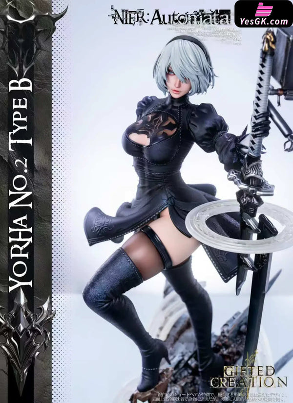 NieR:Automata 2B & Eve Outfit Change Time 1/4 GK Statue - Gifted Creation Studio [Pre-order Closed] - NieR:Automata