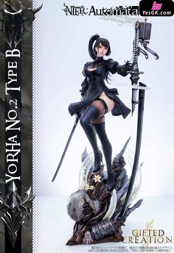 NieR:Automata 2B & Eve Outfit Change Time 1/4 GK Statue - Gifted Creation Studio [Pre-order Closed] - NieR:Automata
