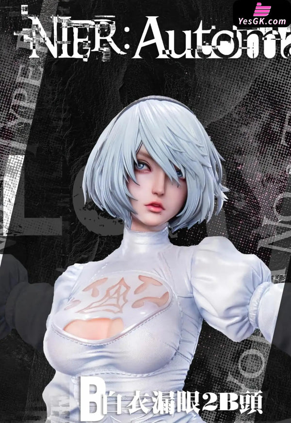 NieR:Automata 2B Outfit Change Time 1/4 GK Statue - Gifted Creation Studio [Pre-Order Closed] - Full Payment / B: White
