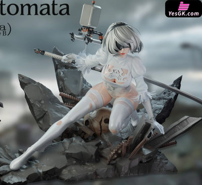 NieR: Automata 2B PVC Figure - CROW Studio [Pre-Order] Deposit / C White Damage Version NieR:Automata