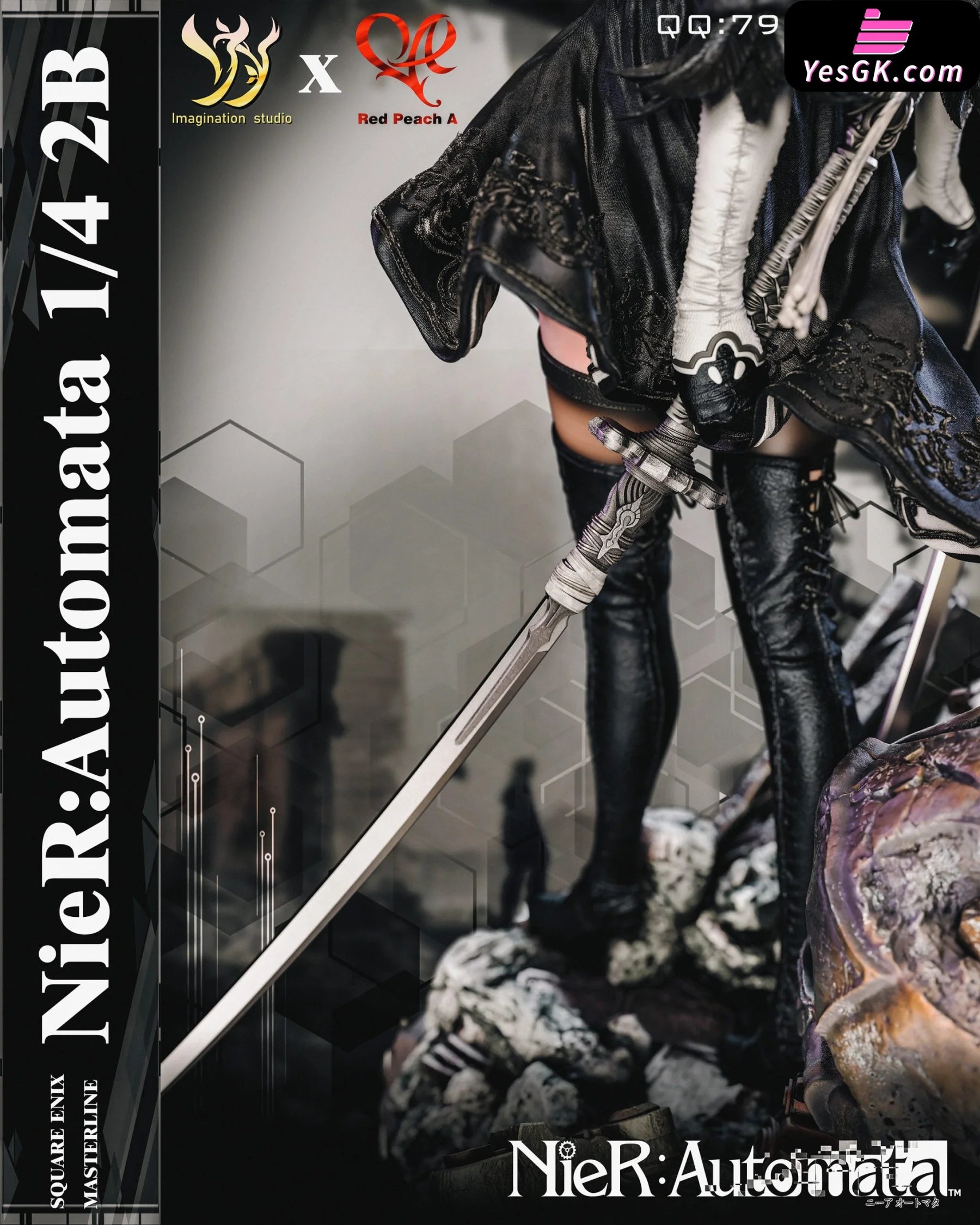 Nier:automata 2B Resin Statue - Imagination Studio [Pre-Order]