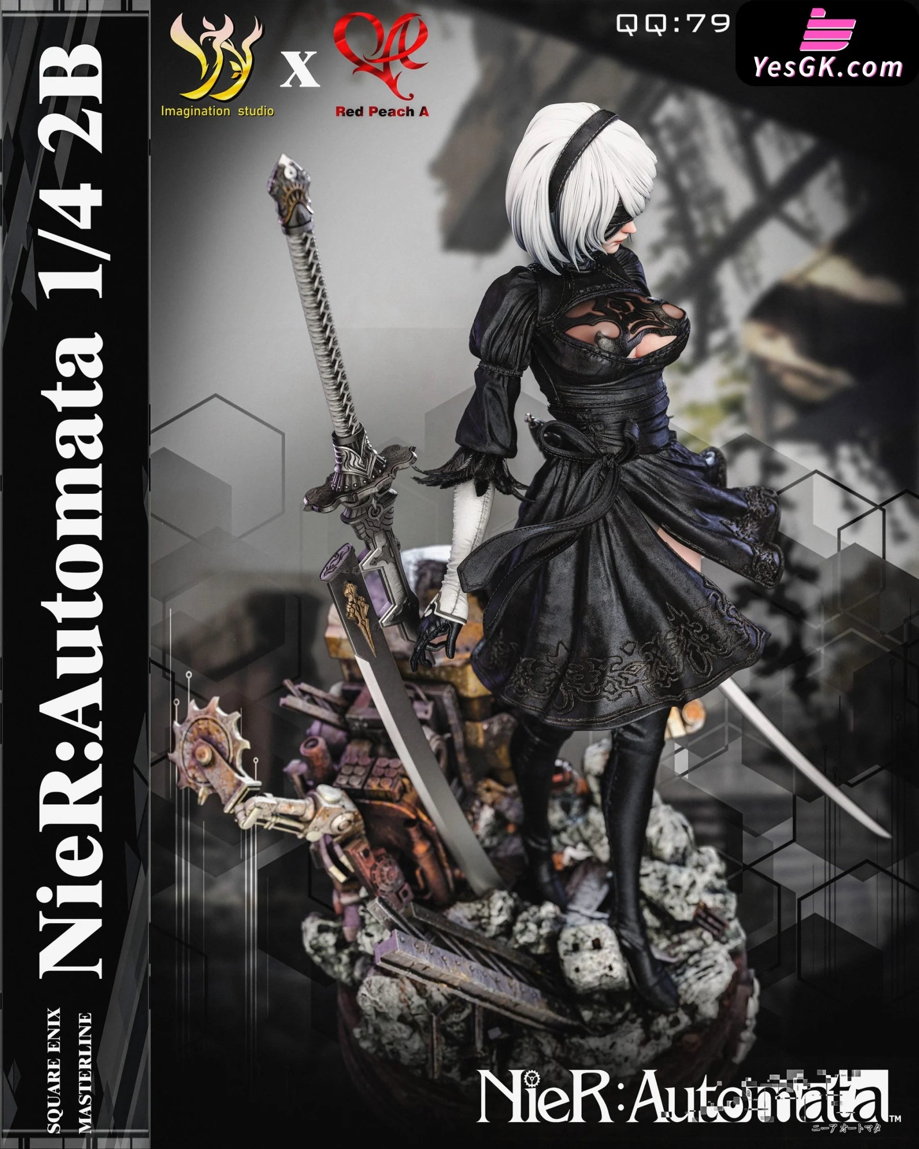 Nier:automata 2B Resin Statue - Imagination Studio [Pre-Order]