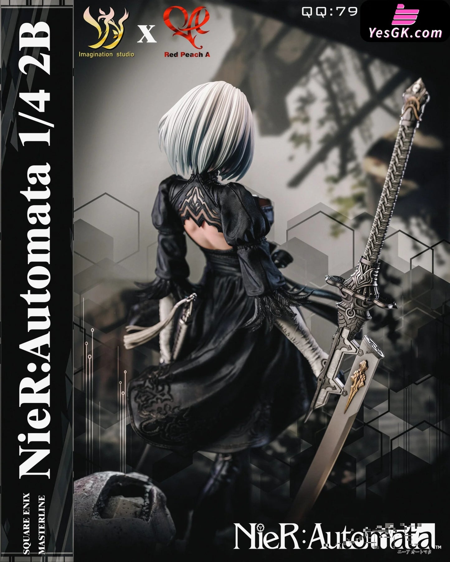 Nier:automata 2B Resin Statue - Imagination Studio [Pre-Order]