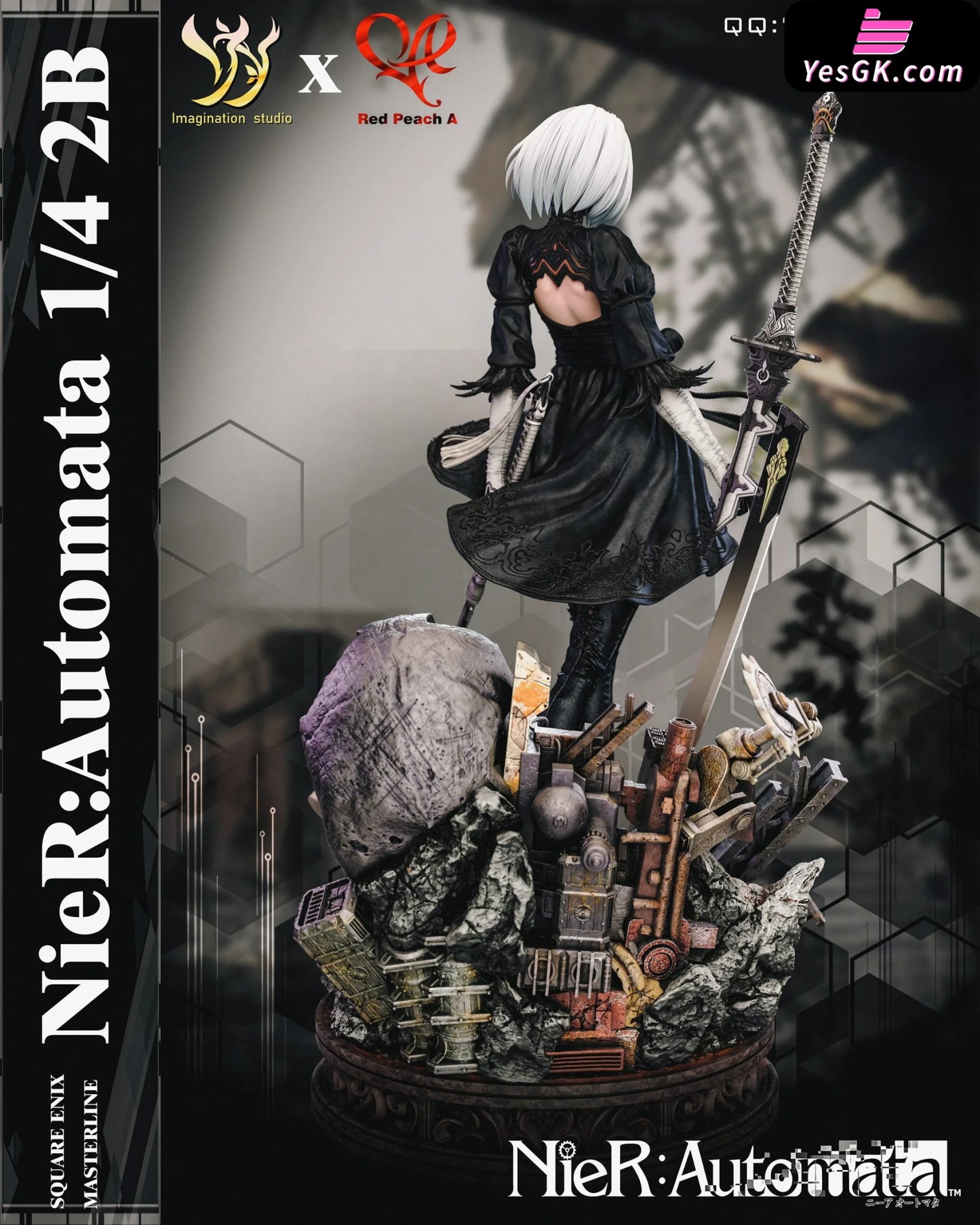 Nier:automata 2B Resin Statue - Imagination Studio [Pre-Order]