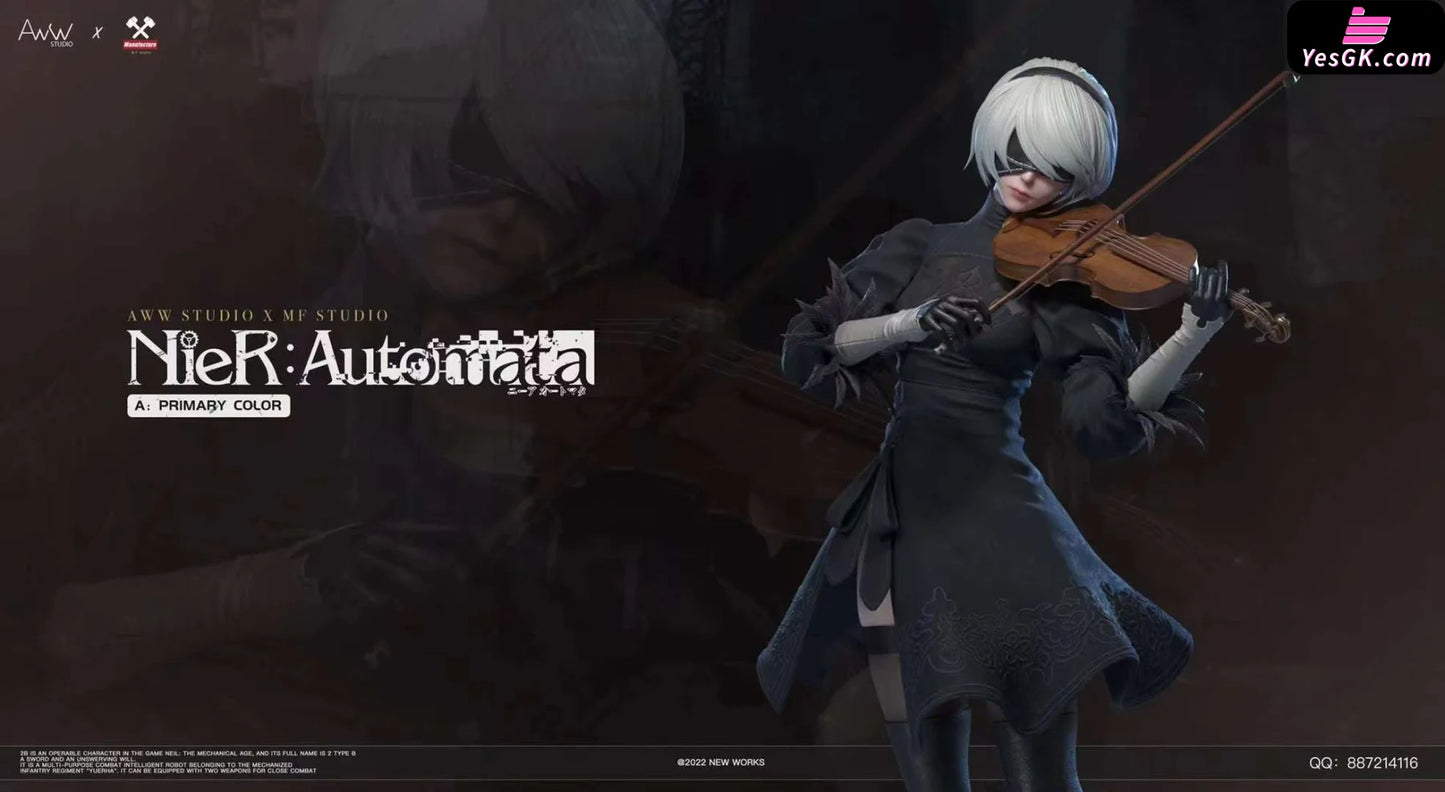 Nier Automata Art Series-Miss 2B Resin Statue - Mf Studio [Pre-Order]