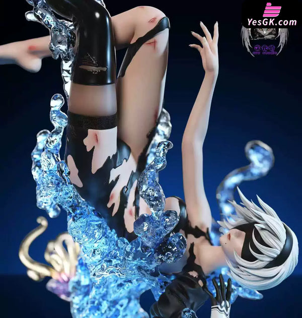 NieR: Automata Falling Series #1 Drowned C.C x 2B 1/4 GK Statue - CYZ Studio [Pre-Order] - Deposit / B Version: 2B
