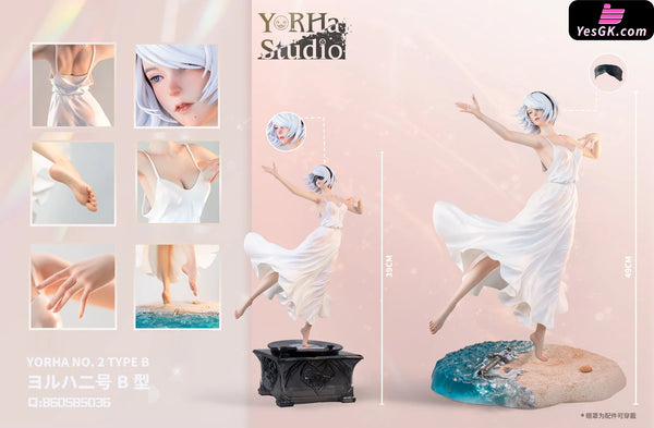 NieR:Automata Grey Prayer 2B The Final Dance Echoing Through Ash and Prayer GK Statue - YorHa Studio [Pre-order]