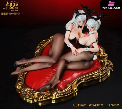 NieR:Automata Lesbian Series Bunny Girl A2 & 2B So Cute 1/6 GK Statue - THE SUMMER PLANTS Studio [Pre-Order]