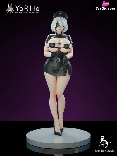 Nier: Automata Nurse 2B Resin Statue - Zi Ye Studio [Pre-Order] Deposit / Black Nurse