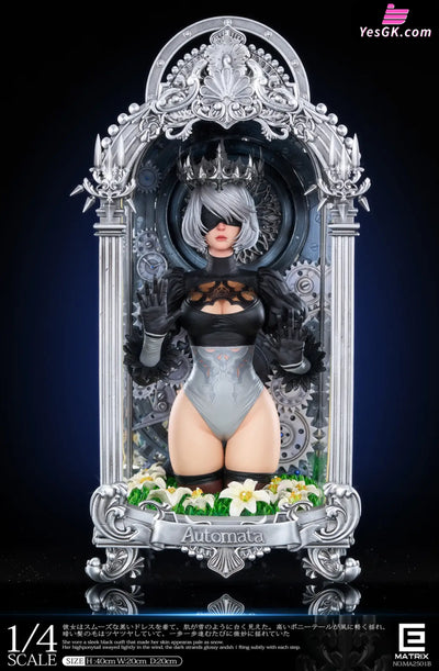 NieR Automata Original Series NIER/2B 1/4 GK Statue - MATRIX Studio [Pre-Order] - Deposit / B: Silver Mantel Clock 2B