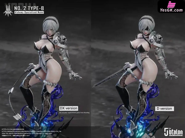 NieR Automata YoRHa No.2 Type B Alchemy-Specialized Gear Statue - Dtalon Studio