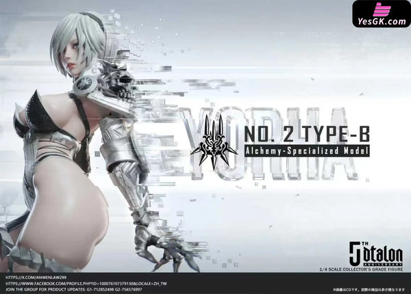 NieR Automata YoRHa No.2 Type B Alchemy-Specialized Gear Statue - Dtalon Studio