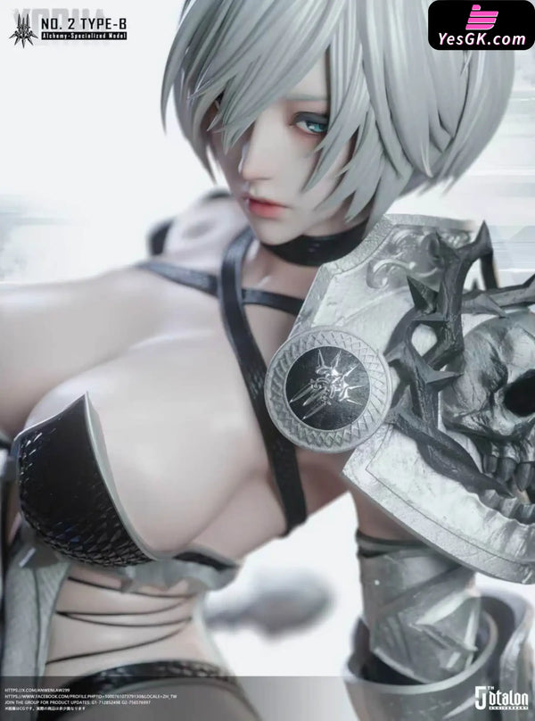 NieR Automata YoRHa No.2 Type B Alchemy-Specialized Gear Statue - Dtalon Studio