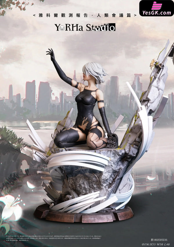 NieR:Automata YoRHa Observation Report Human Parliament Chapter 1 Ending C A2 1/4 GK Statue - YorHa Studio [Pre-Order]