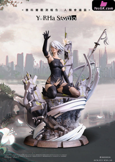 NieR:Automata YoRHa Observation Report Human Parliament Chapter 1 Ending C A2 1/4 GK Statue - YorHa Studio [Pre-Order]