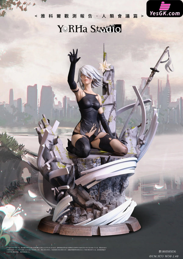 NieR:Automata YoRHa Observation Report Human Parliament Chapter 1 Ending C A2 1/4 GK Statue - YorHa Studio [Pre-Order]