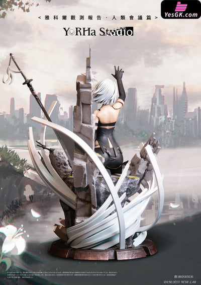 NieR:Automata YoRHa Observation Report Human Parliament Chapter 1 Ending C A2 1/4 GK Statue - YorHa Studio [Pre-Order]