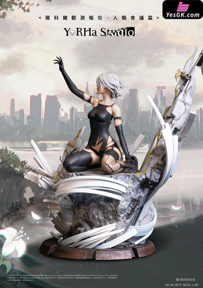 NieR:Automata YoRHa Observation Report Human Parliament Chapter 1 Ending C A2 1/4 GK Statue - YorHa Studio [Pre-Order]