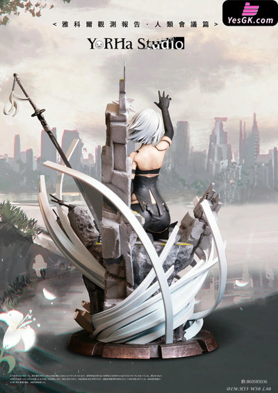 NieR:Automata YoRHa Observation Report Human Parliament Chapter 1 Ending C A2 1/4 GK Statue - YorHa Studio [Pre-Order]