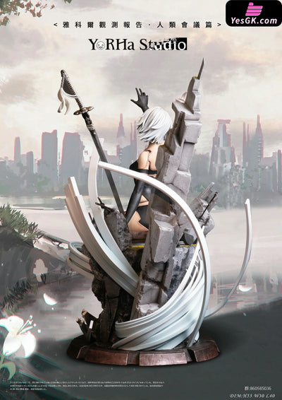 NieR:Automata YoRHa Observation Report Human Parliament Chapter 1 Ending C A2 1/4 GK Statue - YorHa Studio [Pre-Order]