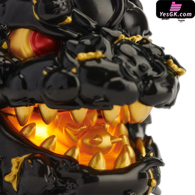 OFFART X Horiren Red Flame Hundred Cats Mini - Black Gold Bust (Licensed) Statue - OFFART & A Ren Studio [Pre-Order]