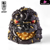OFFART X Horiren Red Flame Hundred Cats Mini - Black Gold Bust (Licensed) Statue - OFFART & A Ren Studio [Pre-Order]