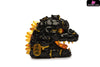 OFFART X Horiren Red Flame Hundred Cats Mini - Black Gold Bust (Licensed) Statue - OFFART & A Ren Studio [Pre-Order]