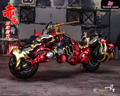 One Line Thousand Miles Series: Red Hare Transformable Coated Alloy Finished Toy Statue - Mo Dong