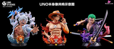 One Piece 1/4 Portgas D. Ace Bust GK Statue - UNO Studio [Pre-Order] One Piece