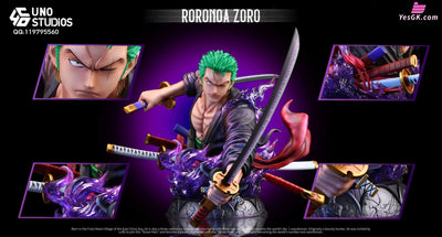 One Piece 1/4 Roronoa Zoro Bust GK Statue - UNO Studio [Pre-Order Closed] One Piece