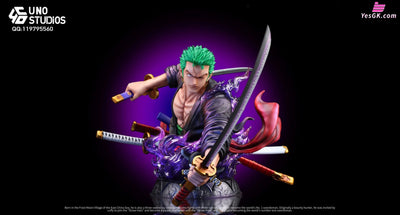 One Piece 1/4 Roronoa Zoro Bust GK Statue - UNO Studio [Pre-Order Closed] Deposit One Piece