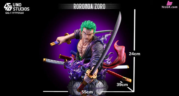One Piece 1/4 Roronoa Zoro Bust GK Statue - UNO Studio [Pre-Order Closed] One Piece