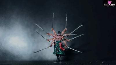 One Piece 1/64 Nine Swords Zoro GK Statue - AB Painting Studio [Pre-Order] One Piece