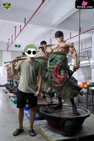 One Piece 1/1 Zoro Staue Resin Statue - Super Bomb Studio [In-Stock] One Piece