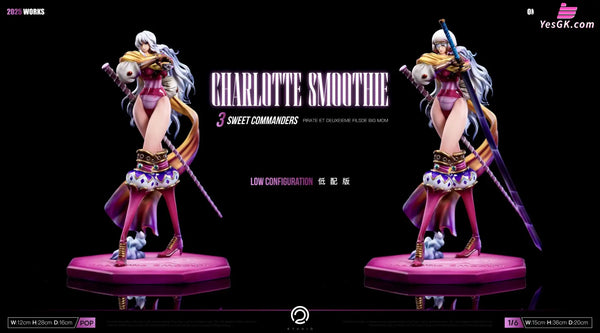 One Piece 2nd batch of the three generals of the Big Mom Pirates Minister of Juice Charlotte Smoothie GK Statue - C2