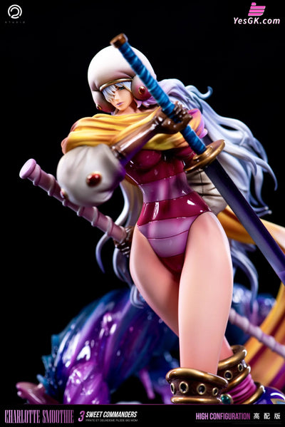 One Piece 2nd batch of the three generals of the Big Mom Pirates Minister of Juice Charlotte Smoothie GK Statue - C2
